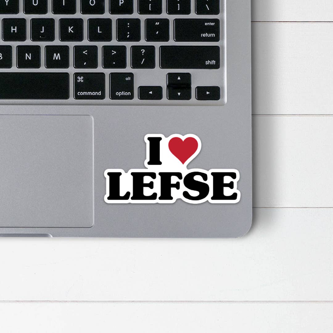 I Love Lefse Sticker