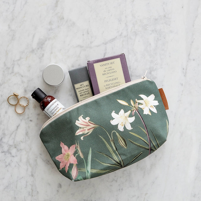Amaryllis Cosmetic Bag - Block Bottom