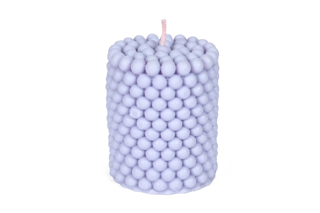 Bubble Pillar Soy Wax Scented Candle - Lavender