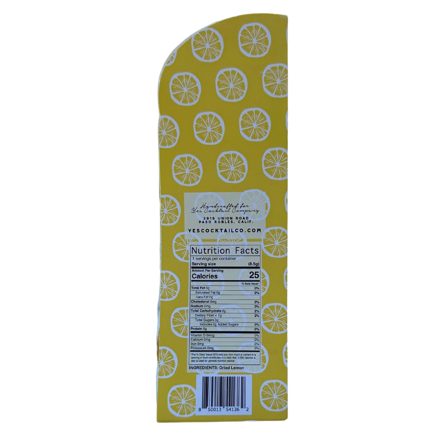 Dehydrated Cocktail Garnishes - Lemon BEST BY: October 5, 2024