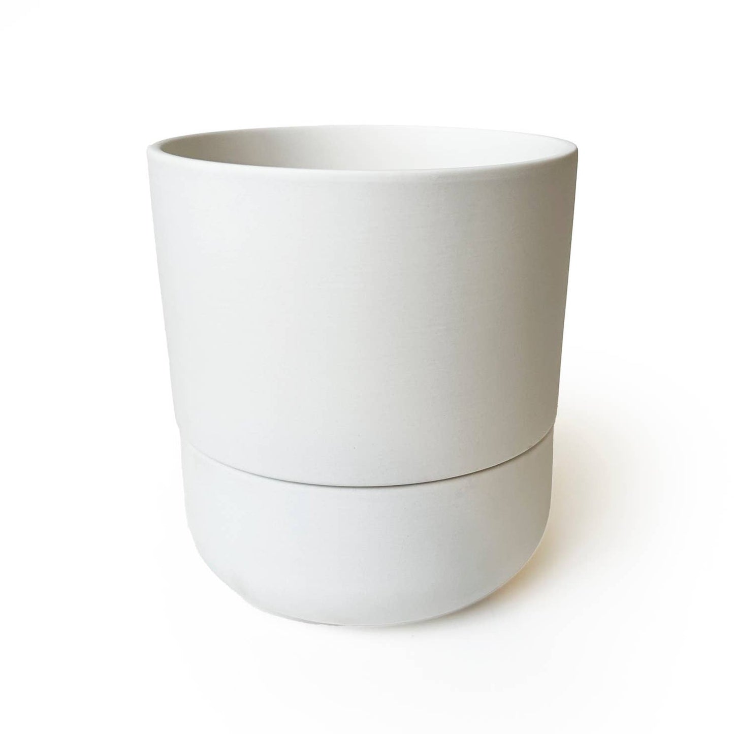 Ryan Self-Watering Plant Pot - White