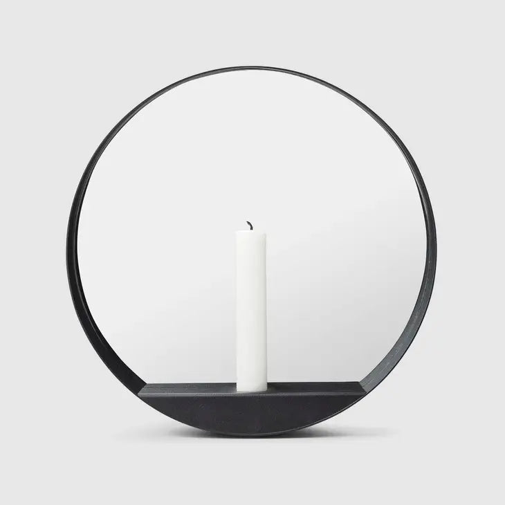 Glim Candle Mirror - Round
