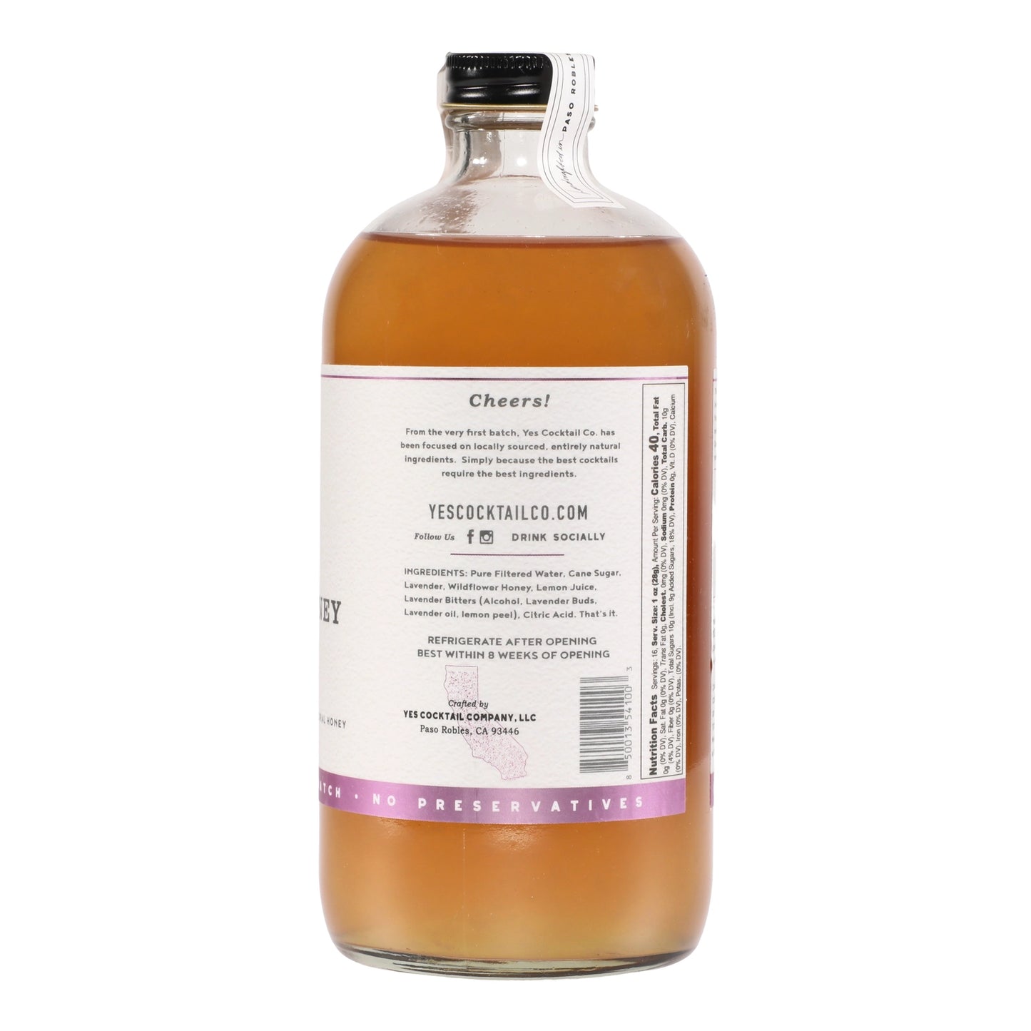 No. 1 Lavender Honey Cocktail Mixer