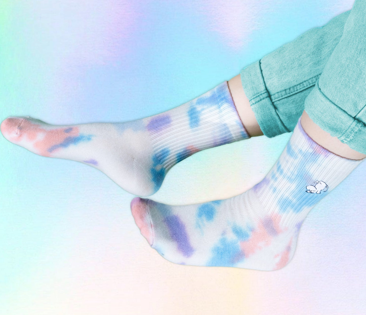 Moomintroll Tie Dye Socks - Multicolor