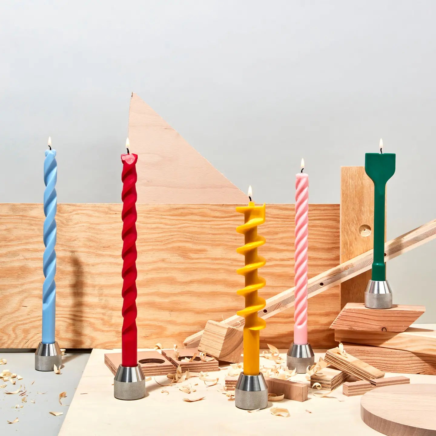 Masonry Drill Bit Candle - Red