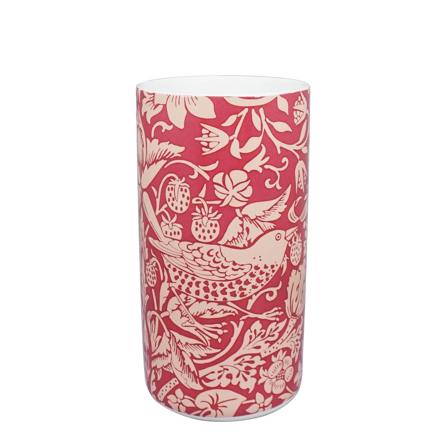 William Morris Ceramic Vase - Raspberry