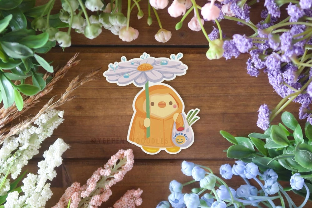 Grocery Duckie Sticker