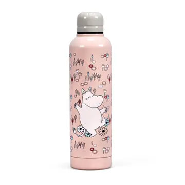 Moomin Metal Water Bottle - Pink