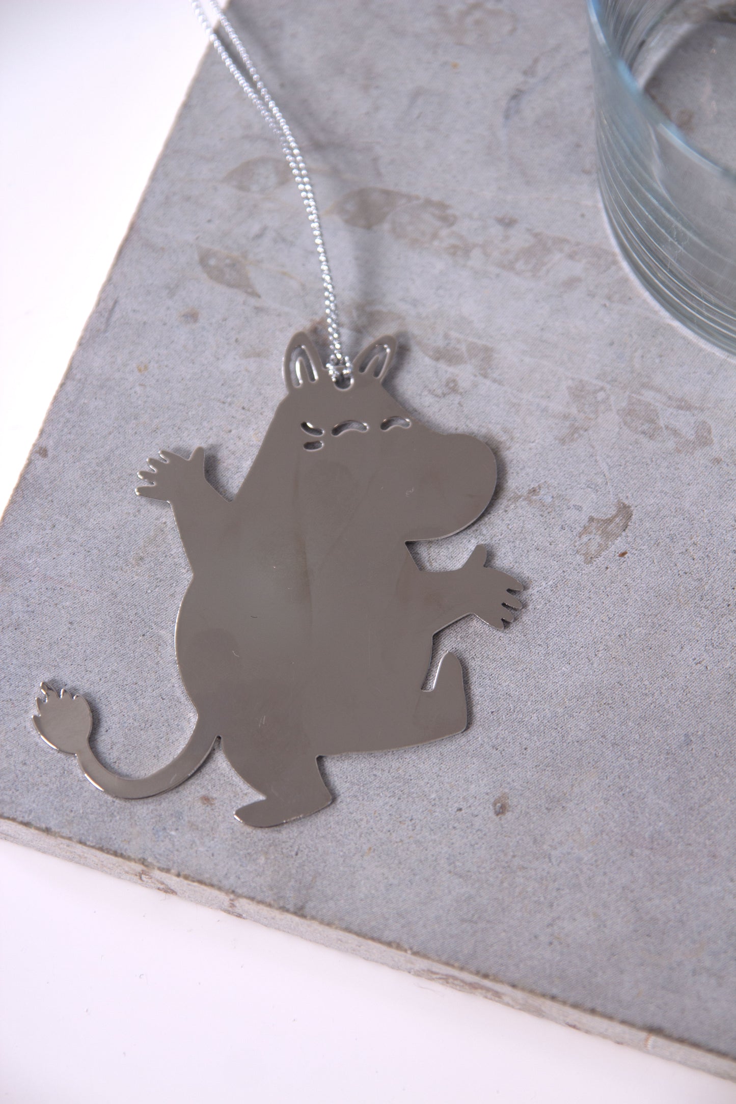 Silver Moomin Metal Ornament