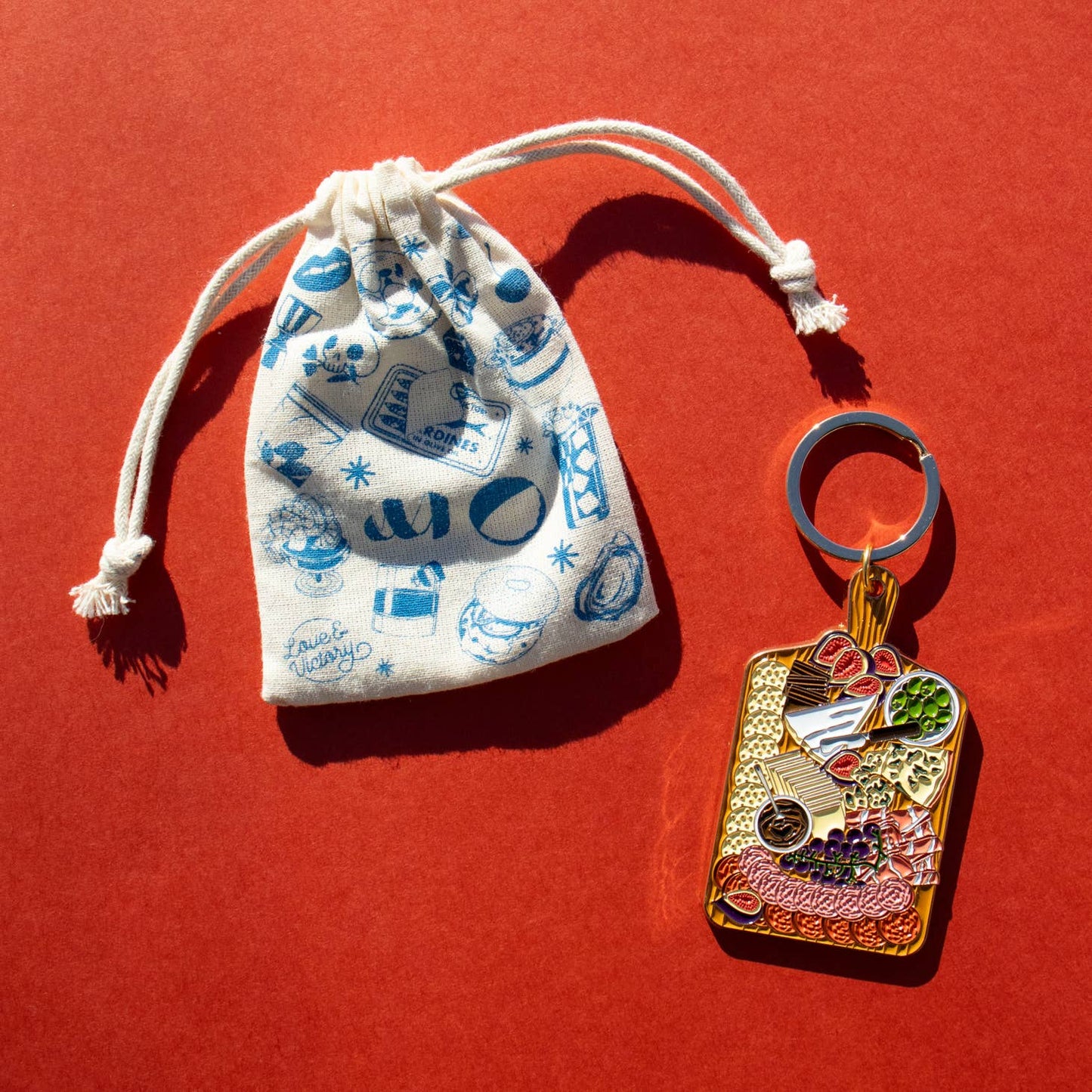 Charcuterie Board Keychain