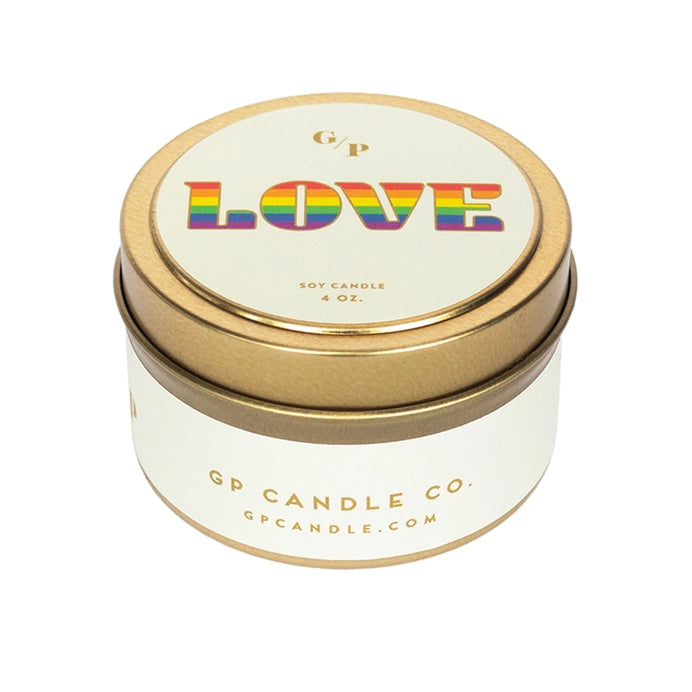 Just Because 4oz Candle Tin - Love (Pride)