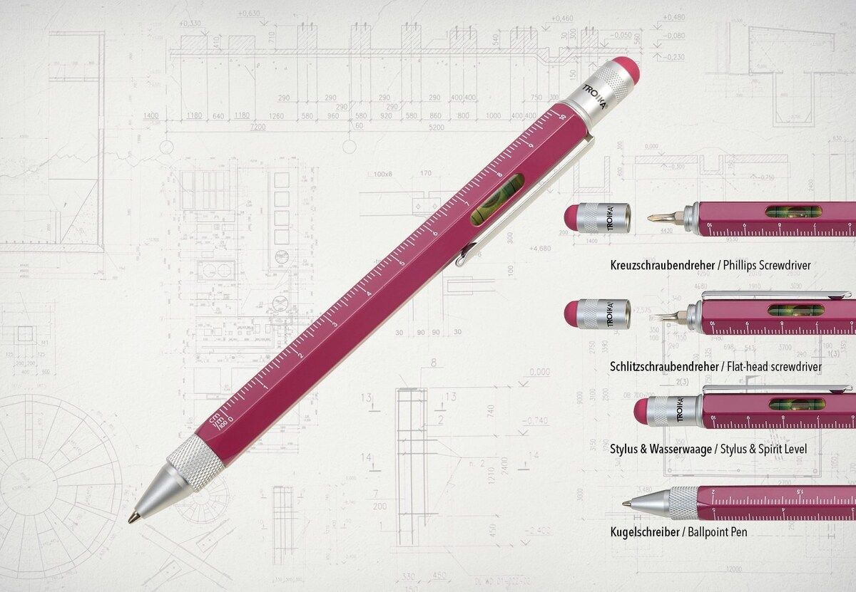 Construction Multi-Tool Pen - Orchid