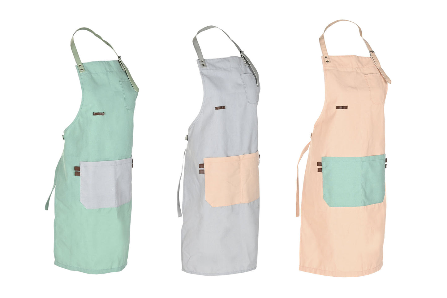 Cotton Canvas Apron - Color Set 1