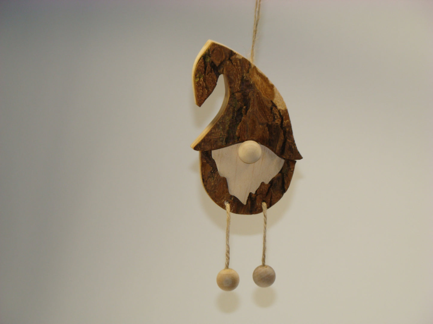 Bark Gnome with Feet Ornament