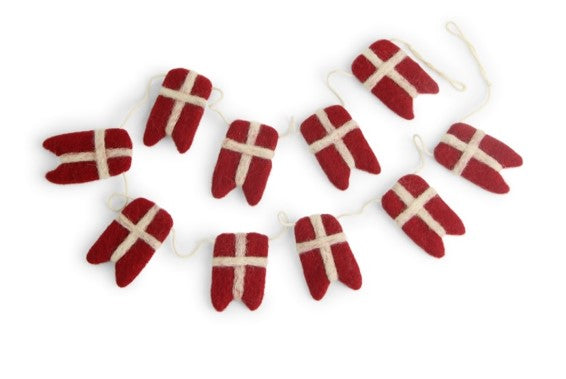 Felt Garland - Danish Flag