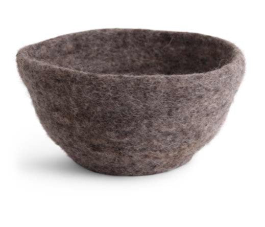Felt Bowl - Natural Grey (Small)
