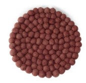 Felt Coaster - Plum (Large)