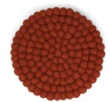 Felt Coaster - Rusty Red (Large)