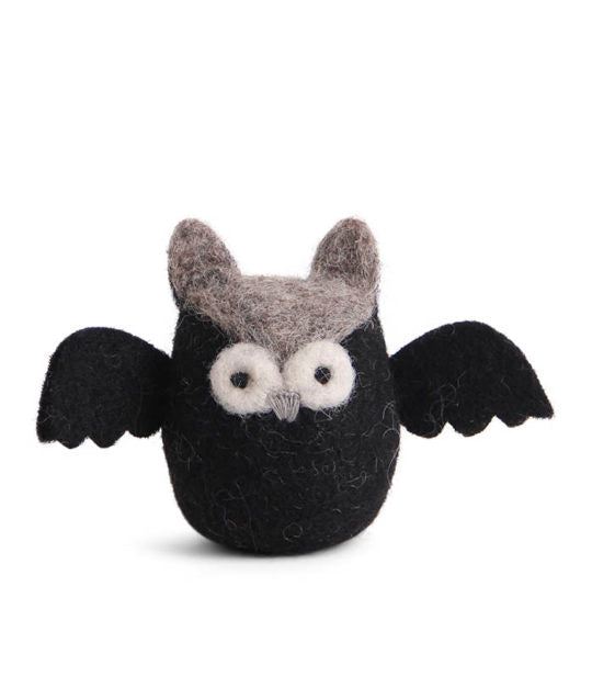 Felt Halloween Owl - Black