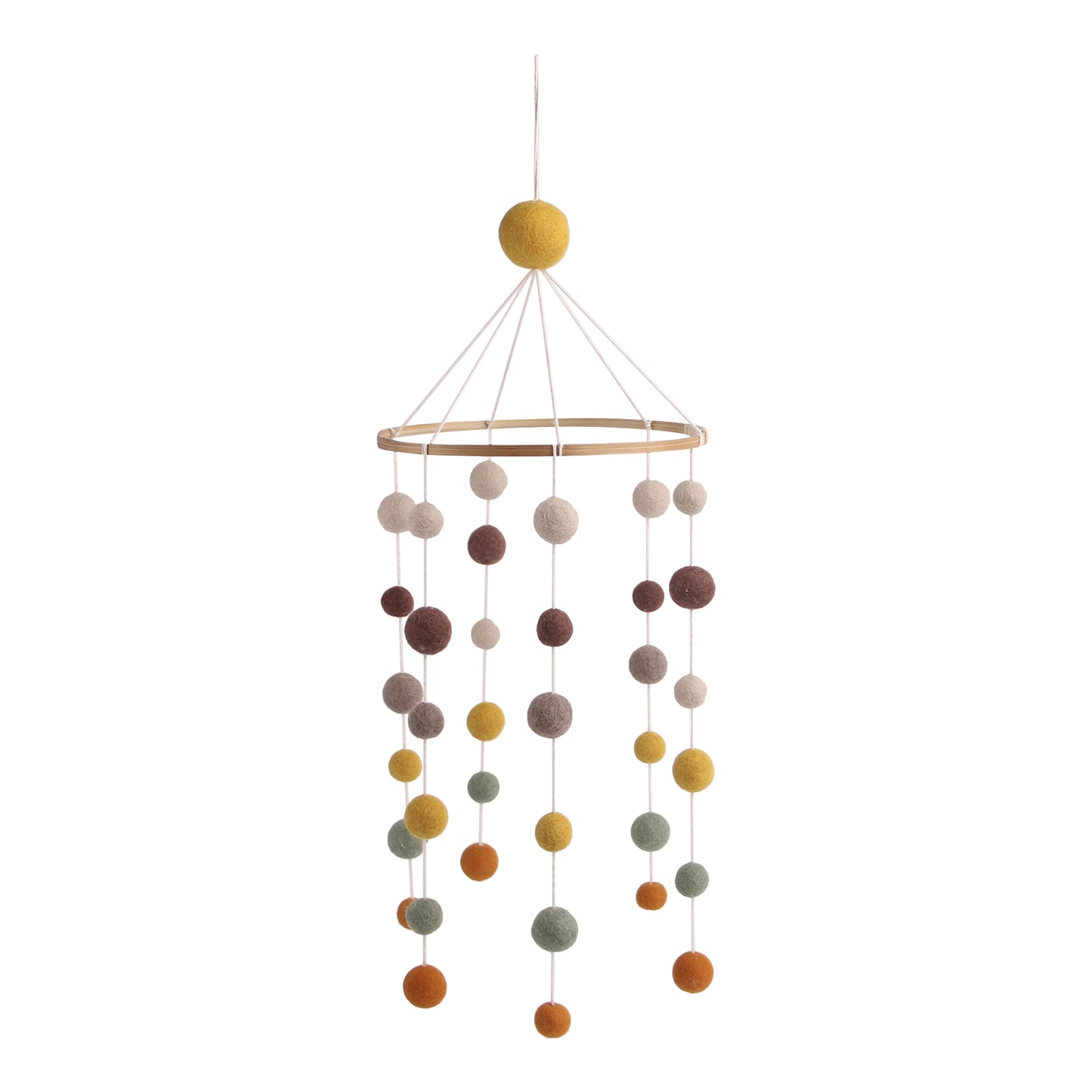 Felt Mobile - Color Waves