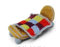 Felt Ochre Bed with Blanket