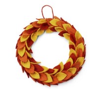 Felt Wreath - Bright Autumn (Large)