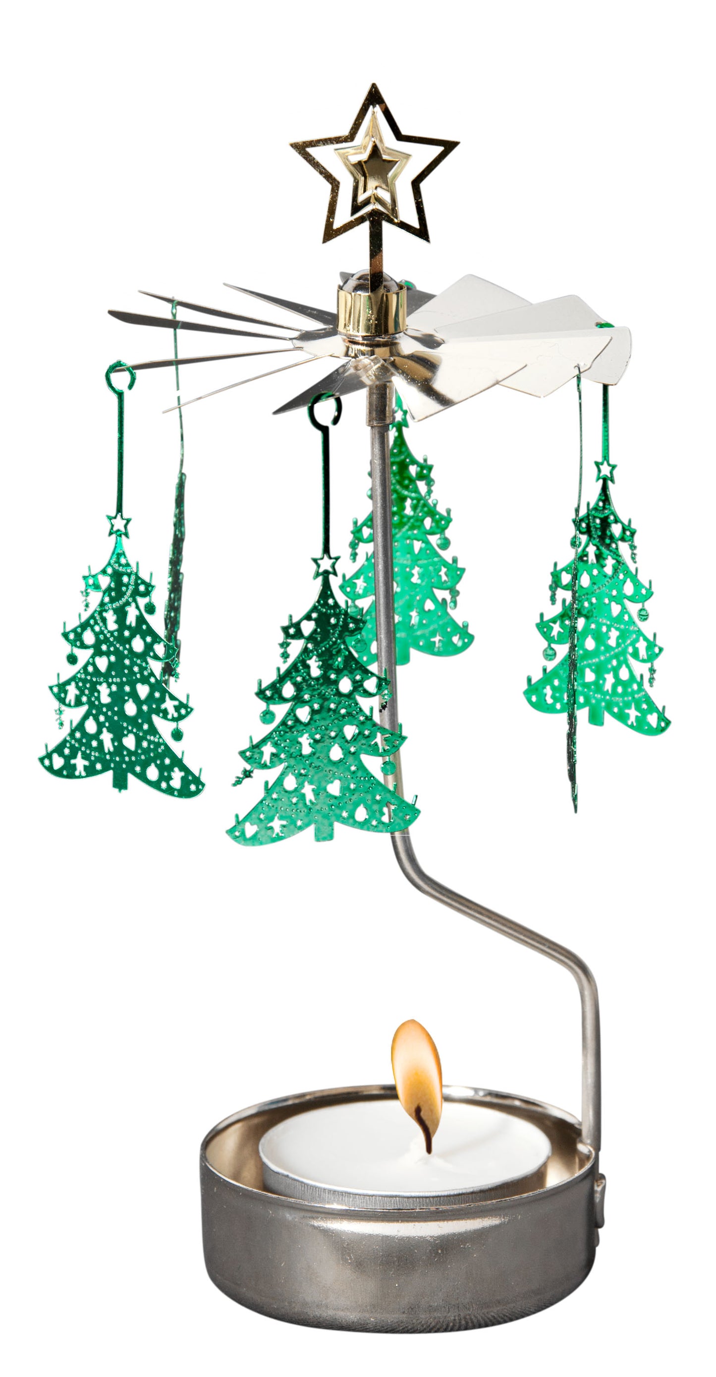 Angel Chime - Christmas Tree (Green)