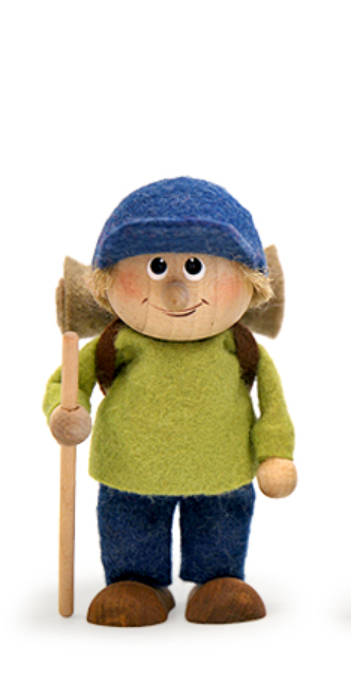 Nordic Boy Hiking Ornament