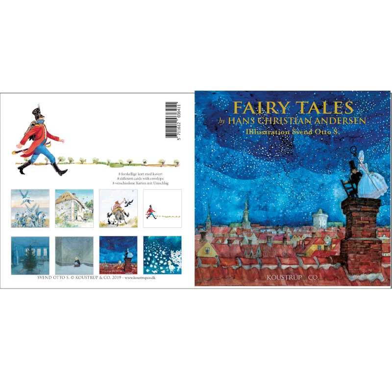 8 Square Cards with Envelopes - Fairy Tales