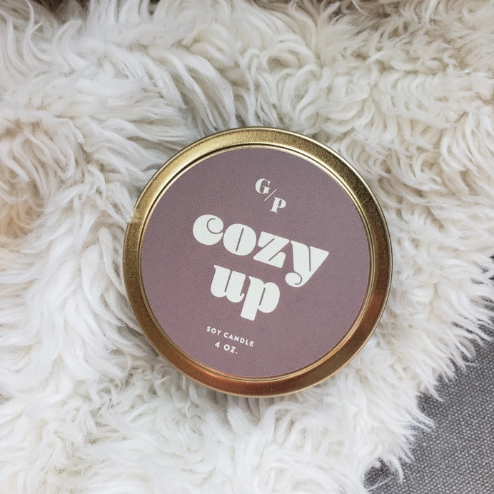 Just Because 4oz Candle Tin - Cozy Up