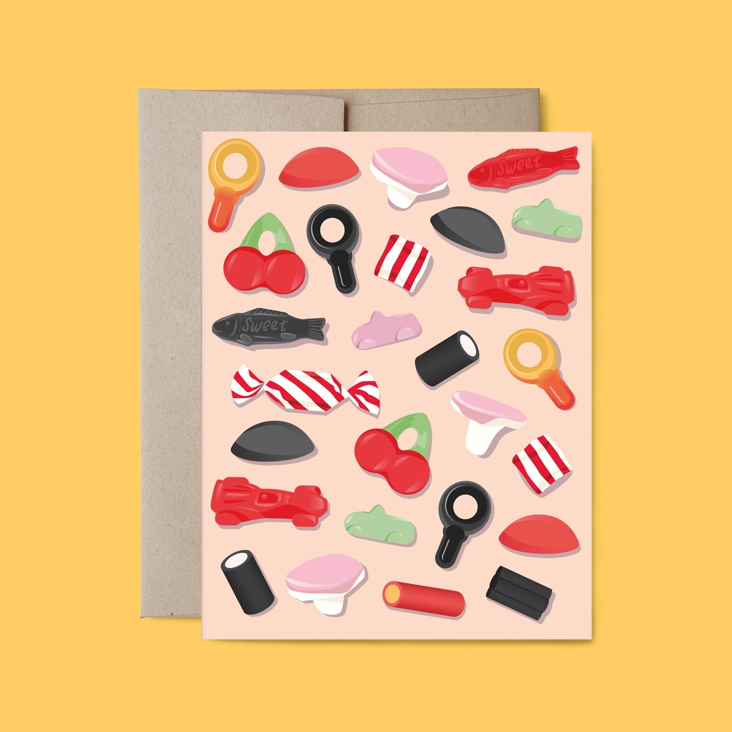 Greeting Cards - Swedish Candy