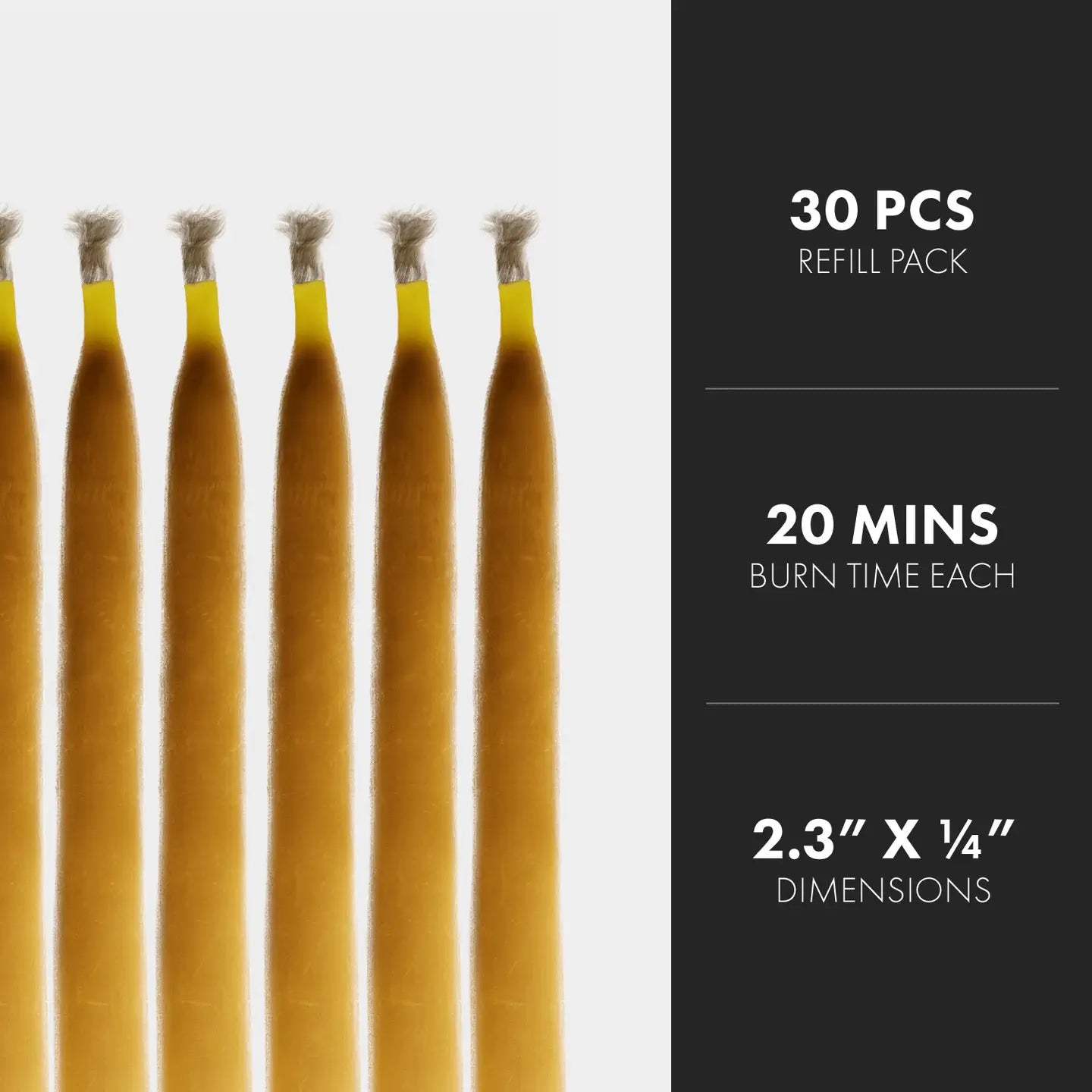 20 Minute Meditation Clock Set Refill Candles