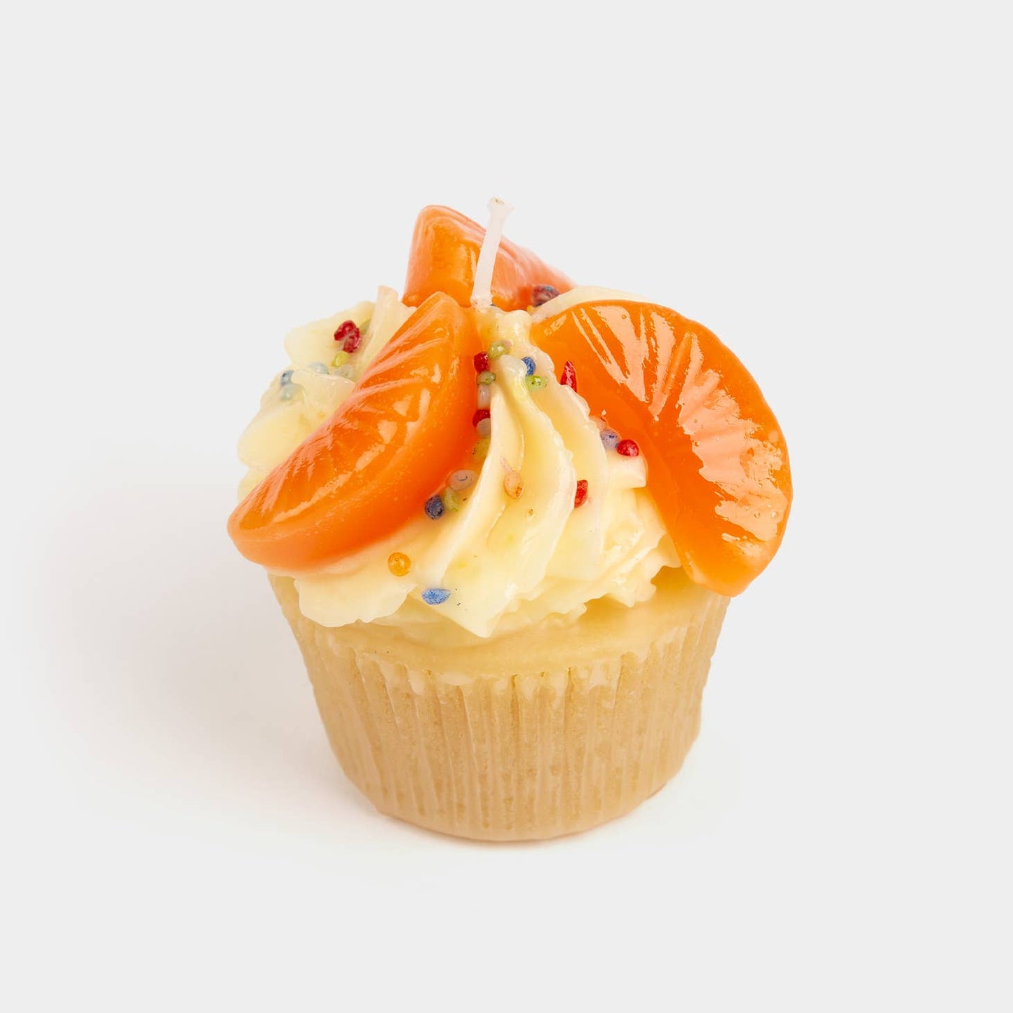 Buon Appetito Cupcake Candle - Orange