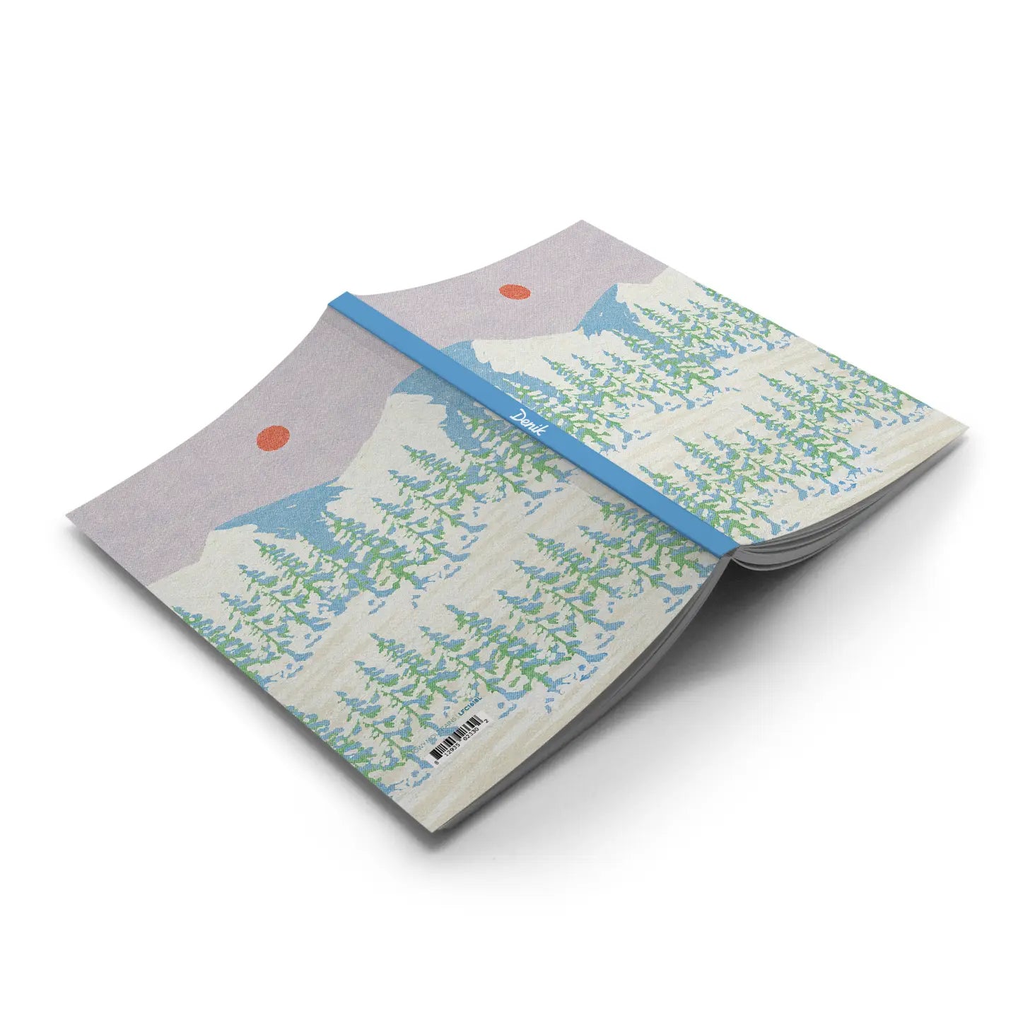 Snowy Mountains Layflat Notebook