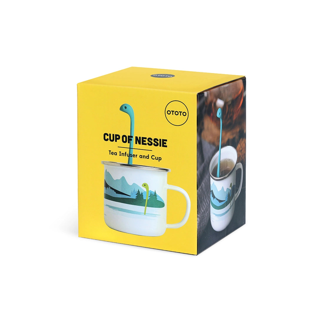 Cup of Nessie Tea Infuser & Cup - White