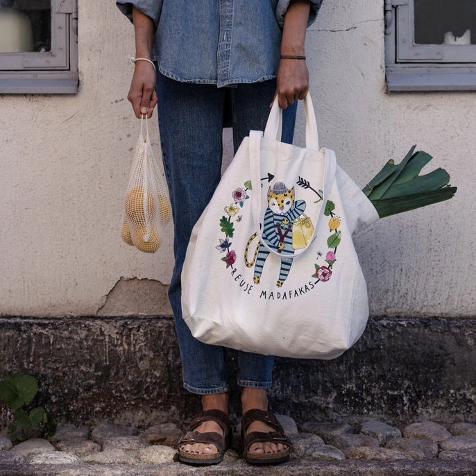 OMOM - Nature Organic Tote Bag Reuse Madafakas!