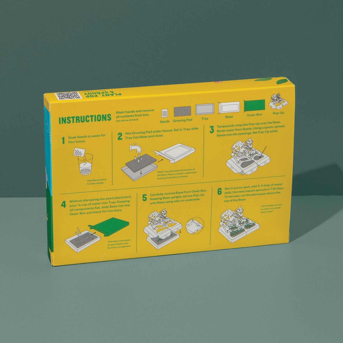 Microgreens Diy Kit - Pollinator Habitat BEST BY: December 31, 2024