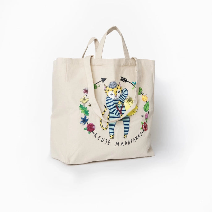 OMOM - Nature Organic Tote Bag Reuse Madafakas!