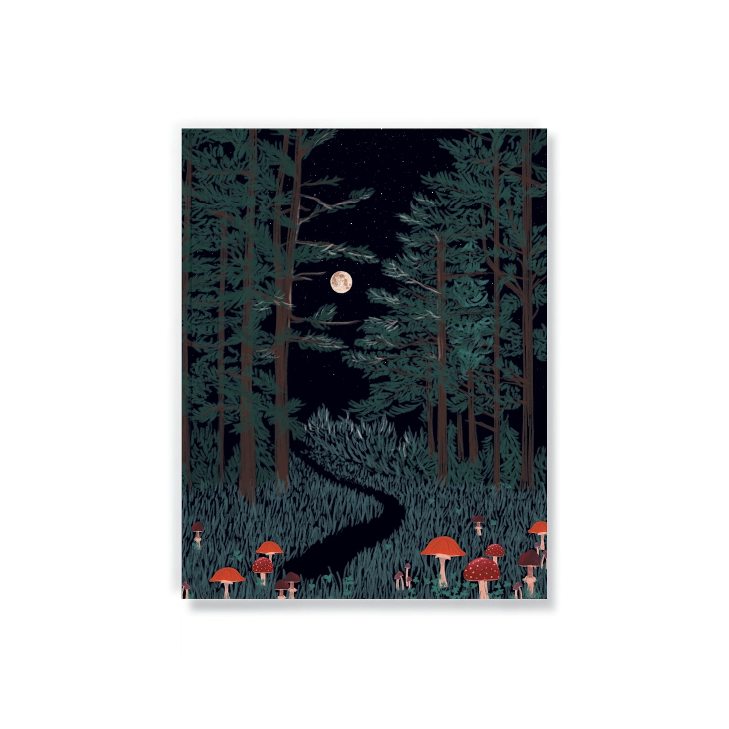 Moonrise Forest Layflat Notebook