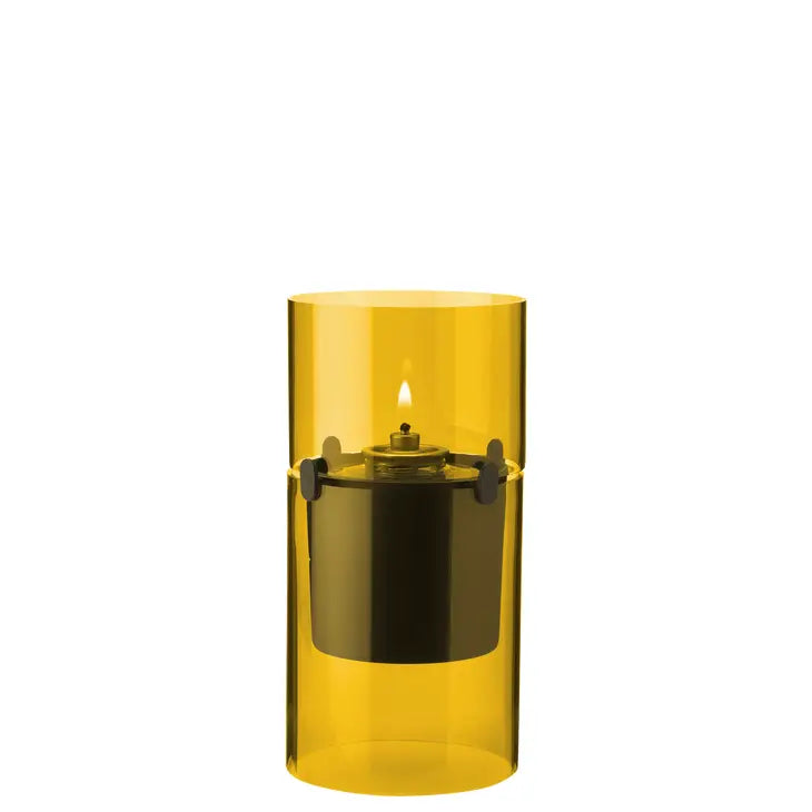 Lucie Hurricane Candle Holder - Amber