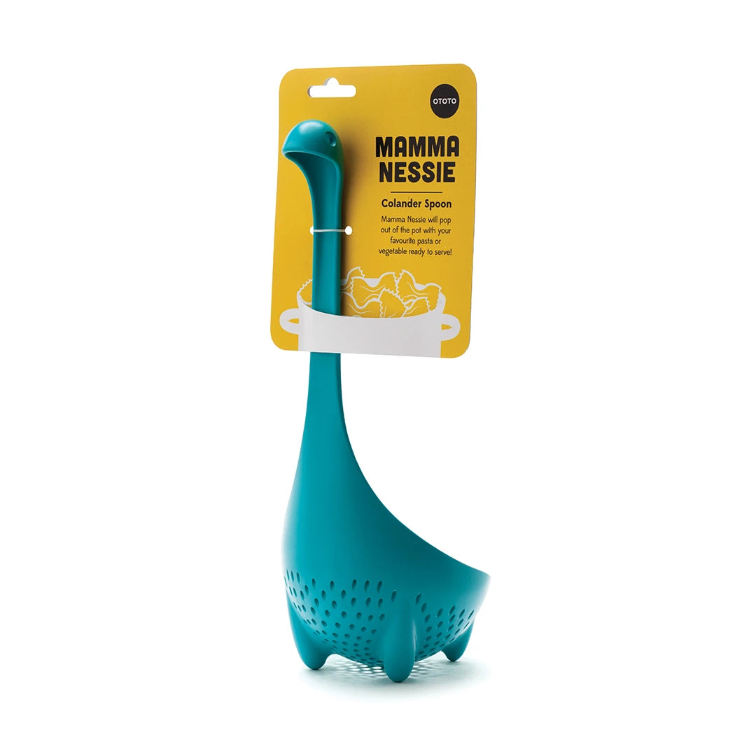 Mamma Nessie Colander Spoon - Turquoise