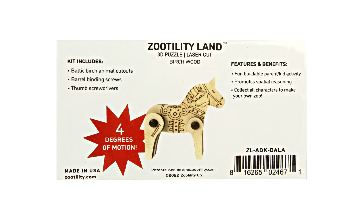 Dala Horse 3D Puzzle