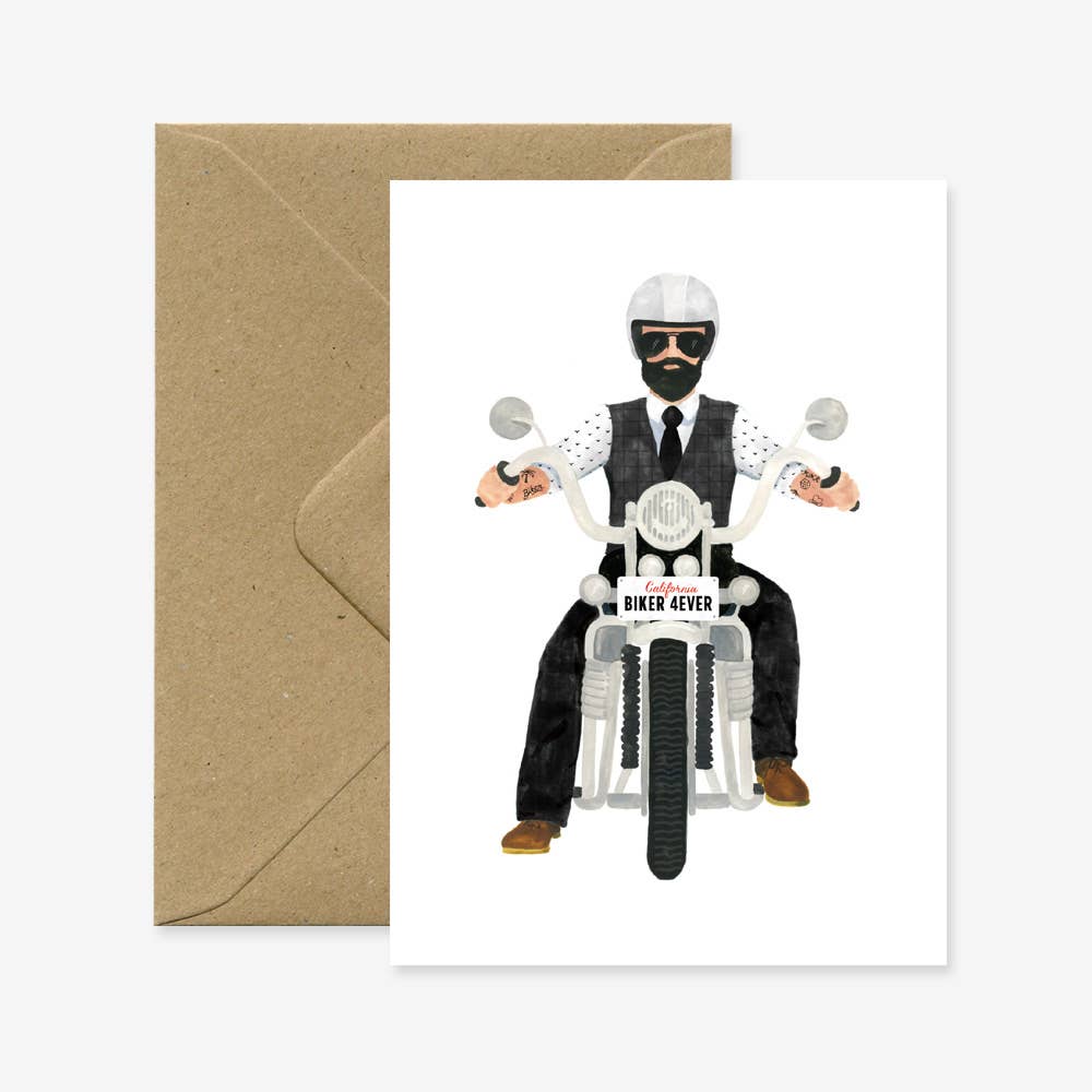 Greeting Cards - Biker Forever