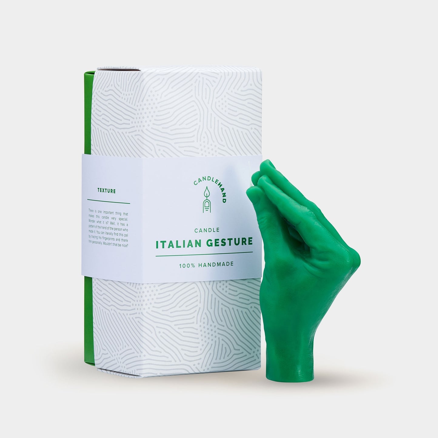 Candlehand Italian Gesture - Green