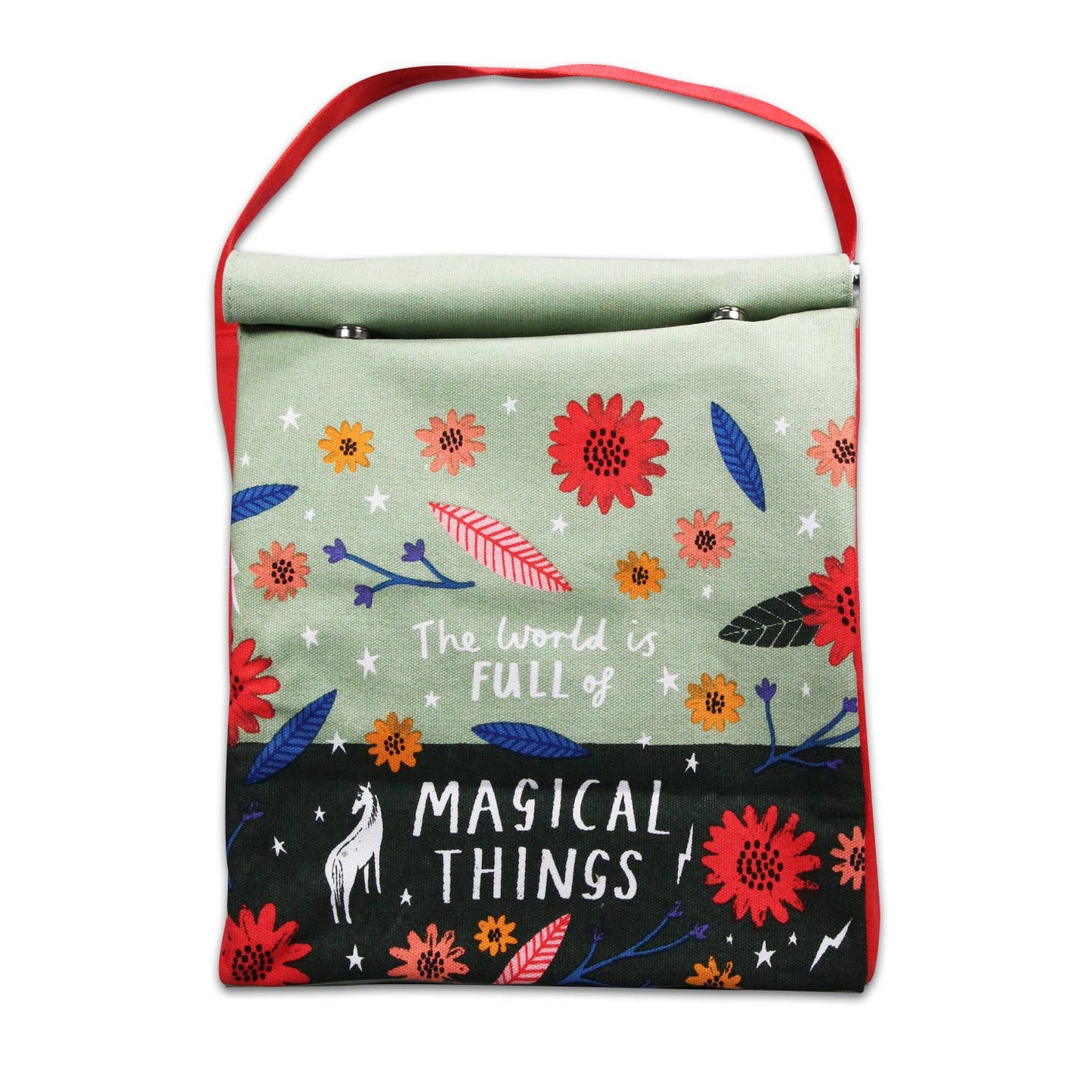 Insulated Lunch Picnic Bag - Floral Pattern Magical Things