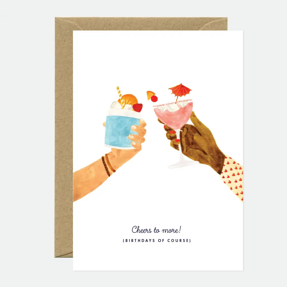 Greeting Cards - Cheers to More