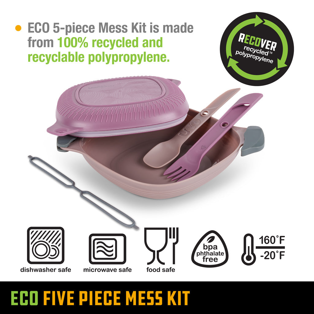 Eco 5-Piece Mess Kit - Plum Purple