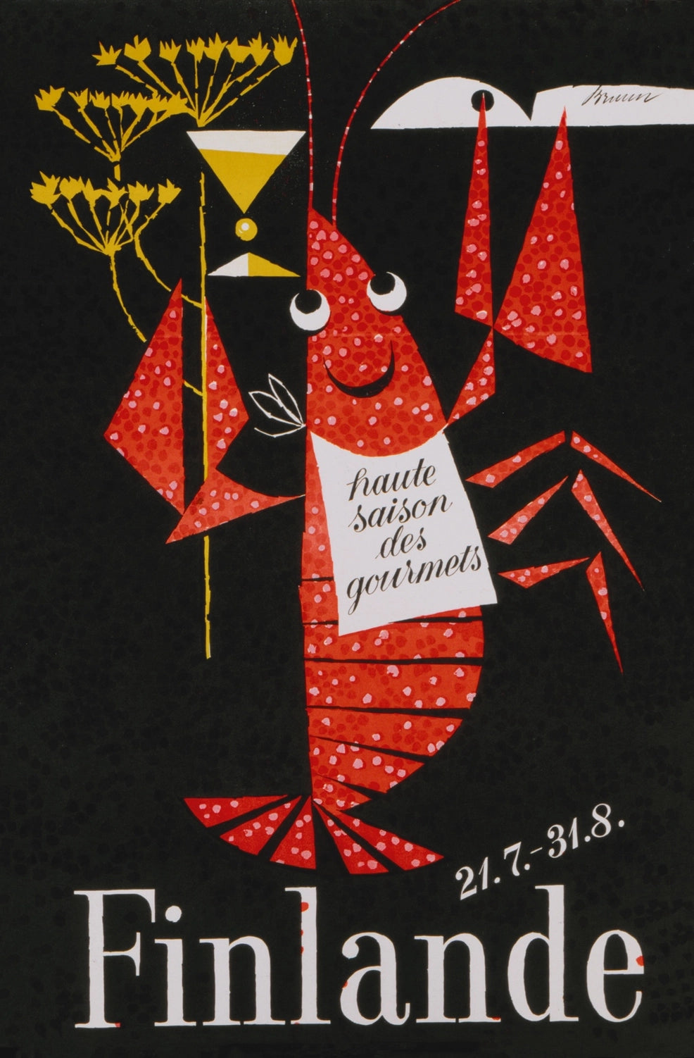The Crayfish Season By Erik Bruun Postcard