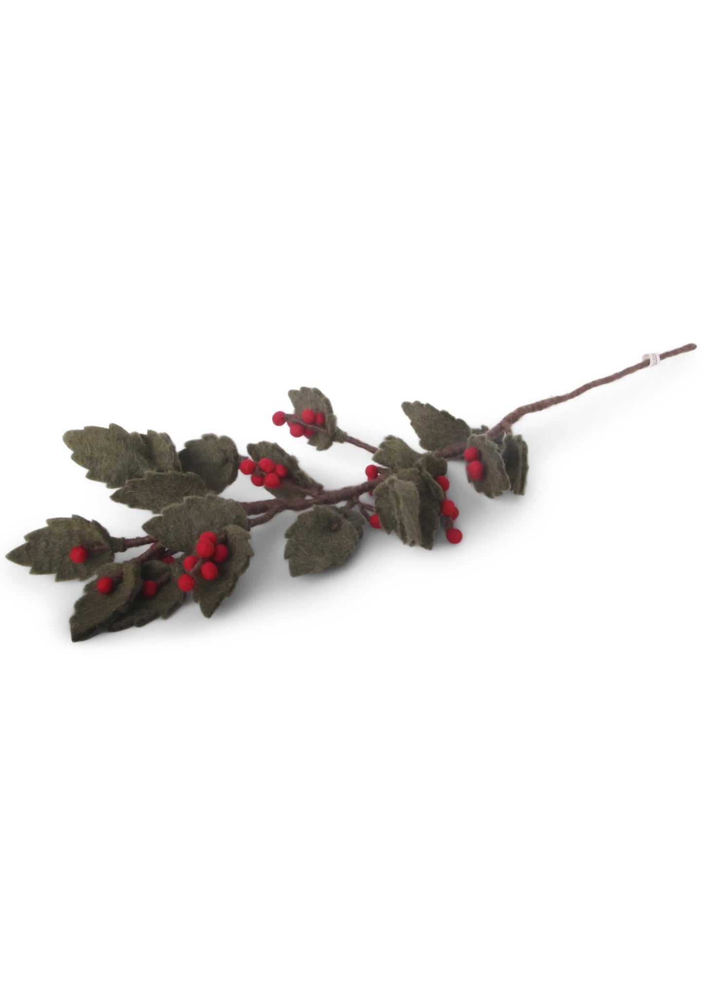 Felt Holly Branch - Large