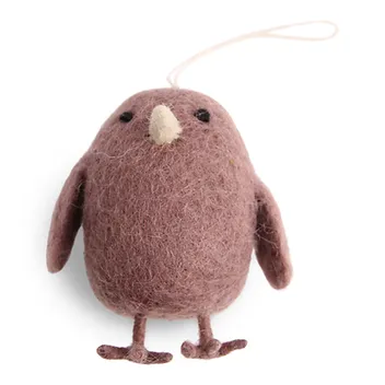 Felt Chubby Chicken, Purple